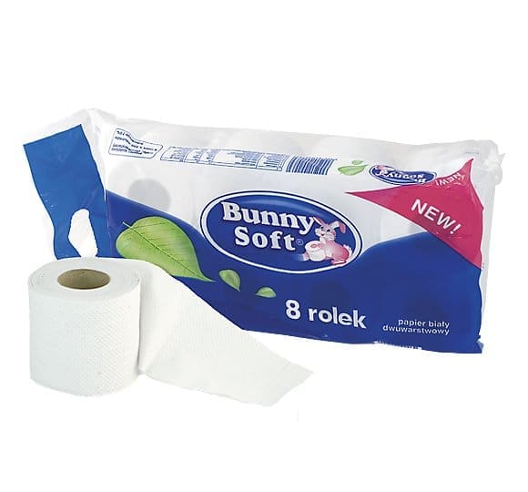 Papier toaletowy mała rolka - Bunny Soft