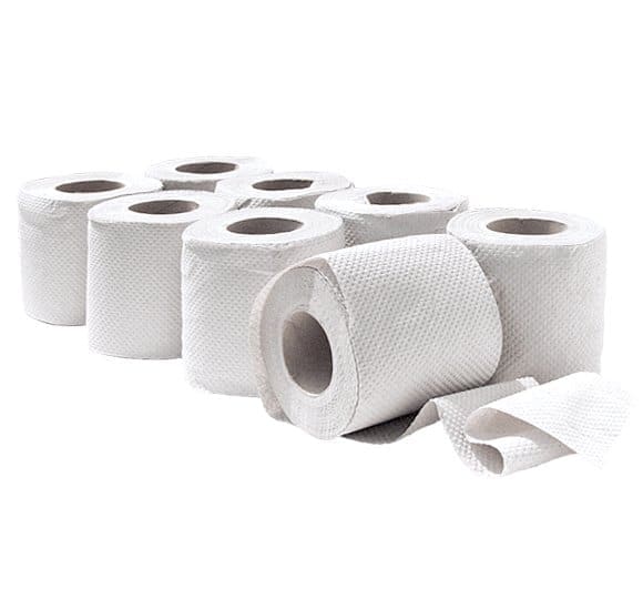 Grey toilet paper
